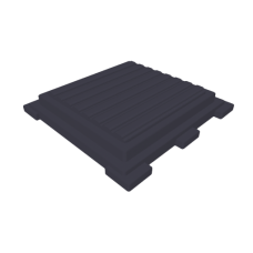 Люк тяжелый квадратный Т(С250) 400х400 мм СЧ10 ГОСТ 3634-2019