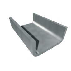 Швеллер нержавеющий гнутый равнополочный 100х50х50х7 мм AISI 304 ГОСТ 8278-83