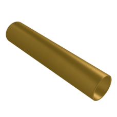 Труба латунная прессованная 55х10 мм Л68 ГОСТ 494-2014