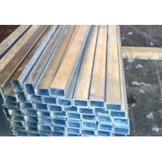 Труба профильная оцинкованная стальная б/ш прямоугольная 40x20x1,5 мм Ст3 ГОСТ 13663-86